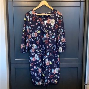 Reitman’s long sleeve floral romper size XL